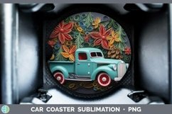 3D Vintage Truck Car Coaster | Bundle Coaster Designs Product Image 6