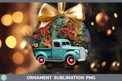 3D Vintage Truck Ornament | Bundle Bauble Designs Product Image 6