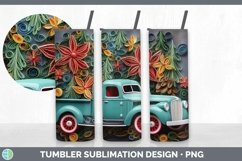 3D Vintage Truck Tumbler | Bundle 20 oz Skinny Tumbler Desig Product Image 5