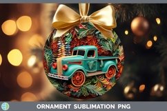 3D Vintage Truck Ornament | Bundle Bauble Designs Product Image 7