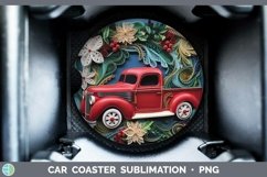 3D Vintage Truck Car Coaster | Bundle Coaster Designs Product Image 8