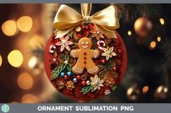 3D Gingerbread Man Ornament | Bundle Bauble Designs Product Image 3
