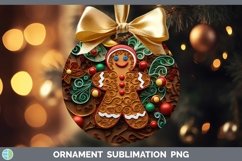 3D Gingerbread Man Ornament | Bundle Bauble Designs Product Image 4