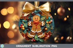3D Gingerbread Man Ornament | Bundle Bauble Designs Product Image 5