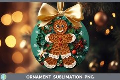 3D Gingerbread Man Ornament | Bundle Bauble Designs Product Image 6
