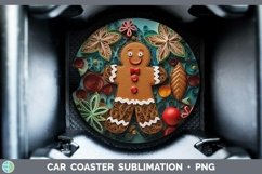3D Gingerbread Man Car Coaster | Bundle Coaster Designs Product Image 7
