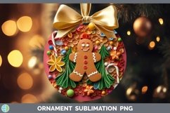3D Gingerbread Man Ornament | Bundle Bauble Designs Product Image 8