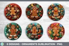 3D Gingerbread Man Ornament | Bundle Bauble Designs Product Image 2