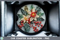 3D Mistletoe Car Coaster | Bundle Coaster Designs Product Image 3