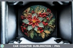 3D Mistletoe Car Coaster | Bundle Coaster Designs Product Image 5
