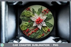 3D Mistletoe Car Coaster | Bundle Coaster Designs Product Image 6
