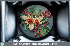 3D Mistletoe Car Coaster | Bundle Coaster Designs Product Image 7