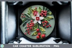 3D Mistletoe Car Coaster | Bundle Coaster Designs Product Image 8