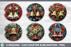 3D Jingle Bells Car Coaster | Bundle Coaster Designs Product Image 2