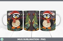 3D Penguin Mug Wrap | Bundle Coffee Cup Designs Product Image 3