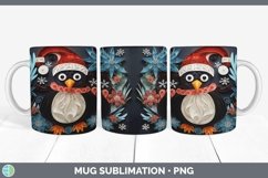 3D Penguin Mug Wrap | Bundle Coffee Cup Designs Product Image 6