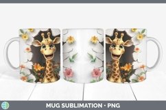 Gorgeous3D Hole in the Wall Mug Wrap design.