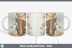 Gorgeous3D Hole in the Wall Mug Wrap design.