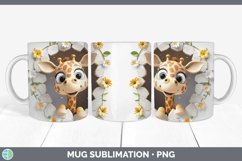 Gorgeous3D Hole in the Wall Mug Wrap design.