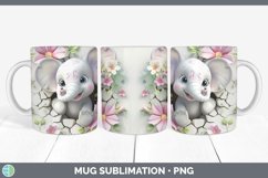 Gorgeous3D Hole in the Wall Mug Wrap design.