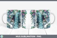 Gorgeous3D Hole in the Wall Mug Wrap design.
