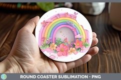 Gorgeous3D Round Coaster design.