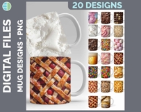 Watercolor Mug Wrap PNG Sublimation Designs Mega Bundle Product Image 5