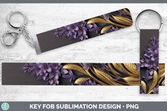 Gorgeous3D Black and Gold Key Fob design.