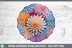 Gorgeous3D Dahlias Wind Spinner design.