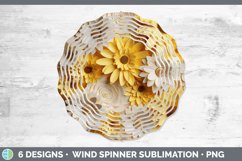 3D Paper Sunflower Flowers Wind Spinner | Bundle Spinner Des Product Image 8