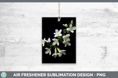 Flowers Jasmine Air Freshener Sublimation Car Freshener Desi Product Image 1