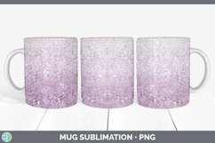 GorgeousGlitter Ombre Mug Wrap design.