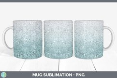 GorgeousGlitter Ombre Mug Wrap design.