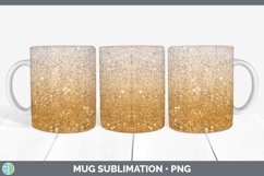 GorgeousGlitter Ombre Mug Wrap design.