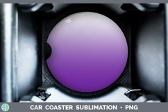 Ombre Purple Car Coaster Sublimation Coaster Designs Product Image 1