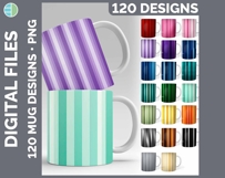 Watercolor Mug Wrap PNG Sublimation Designs Mega Bundle Product Image 10