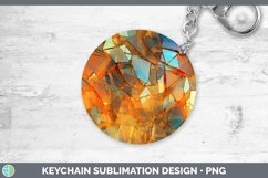 Holographic Orange Keychain | Bundle Keyring Designs Product Image 2