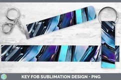 Holographic Slate Key Fob | Bundle Wristlet Designs Product Image 2