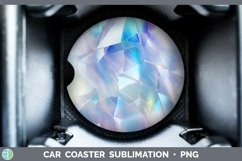 Holographic Rainbow Car Coaster | Bundle Coaster Designs Product Image 2