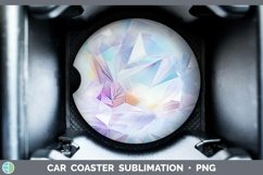 Holographic Rainbow Car Coaster | Bundle Coaster Designs Product Image 4