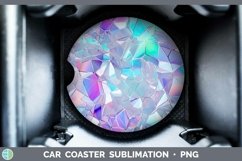 Holographic Rainbow Car Coaster | Bundle Coaster Designs Product Image 5