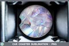 Holographic Rainbow Car Coaster | Bundle Coaster Designs Product Image 7