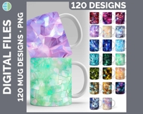 Watercolor Mug Wrap PNG Sublimation Designs Mega Bundle Product Image 12
