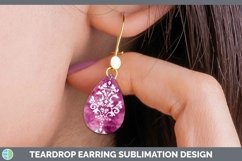 GorgeousPink Teardrop Earrings design.
