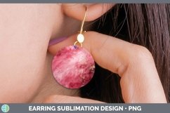 GorgeousPink Round Earrings design.