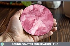 GorgeousPink Round Coaster design.