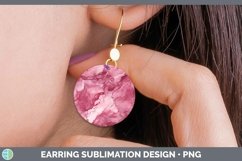 GorgeousPink Round Earrings design.