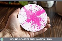 GorgeousPink Round Coaster design.