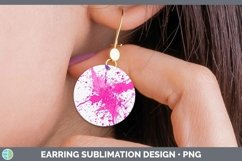 GorgeousPink Round Earrings design.