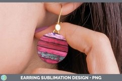 GorgeousPink Round Earrings design.